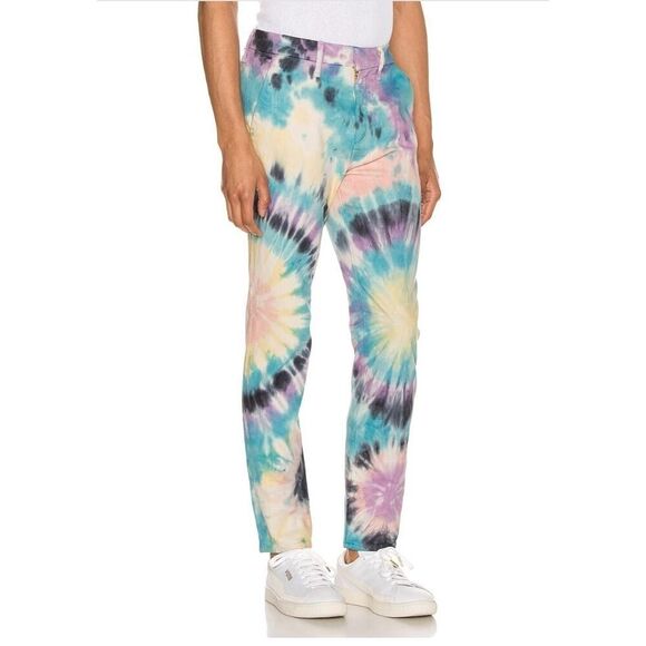MOTHER MR Men's Paint Spill The Shaker Prep Jeans Flat Front | 29 NWT Tie-Dye - Picture 12 of 12